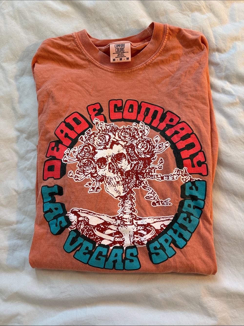 Dead and Co. Las Vegas Spheres Long-Sleeve Graphic Shirt - Coral